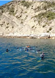 Snorkeling a bordo